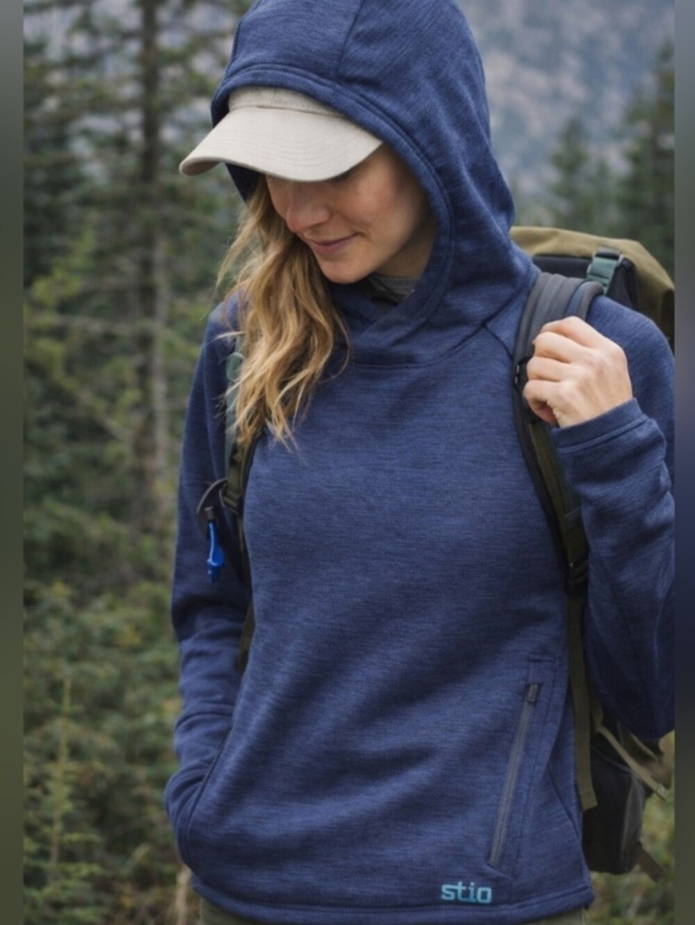 Stio Glide Power Stretch Hoodie Small NWT Polartec Fleece Jacket Gorpcore Hiking